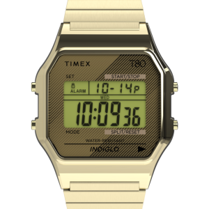 Timex T80 34mm Stainless Steel Expansion Band Watch