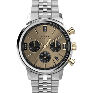 Marlin Chronograph Tachymeter 40mm Stainless Steel Bracelet Watch