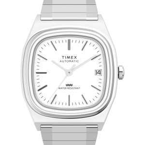 Timex  Automatic 1983 E Line Reissue 34mm Stainless Steel Expansion Band Watch