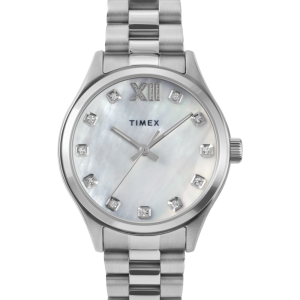 Timex Legacy 34mm Stainless Steel Bracelet Watch