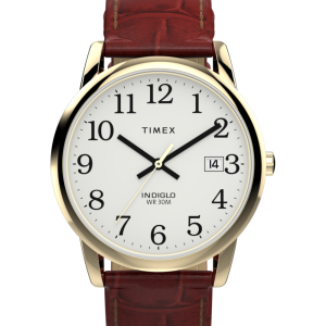 Easy Reader 35mm Leather Strap Watch