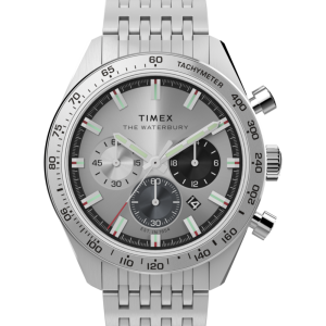 Waterbury Traditional Chronograph 41mm Stainless Steel Bracelet Watch 
