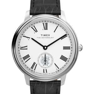 Waterbury Metropolitan Sub-Second 39mm Leather Strap Watch
