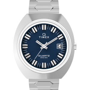 Q Timex  1972 Time Machine Reissue 39mm Stainless Steel Bracelet Watch