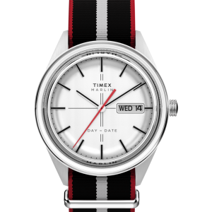 Marlin  Jet Quartz 38mm Fabric Strap Watch