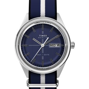 Marlin  Jet Quartz 38mm Fabric Strap Watch