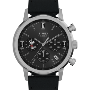 Peanuts® x Timex Marlin® Chronograph Joe Cool 40mm Leather Strap Watch
