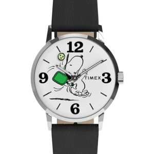 Peanuts x Timex Marlin Pickleball 38mm Leather Strap Watch
