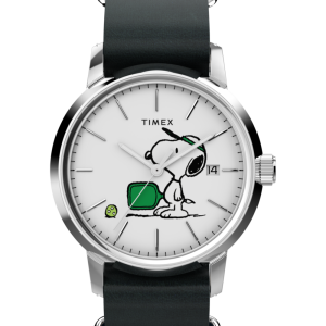 Peanuts x Timex Marlin Automatic Pickleball 40mm Leather Strap Watch
