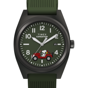 Peanuts x Timex Expedition Snoopy Road Trip 39mm Silicone Strap Watch