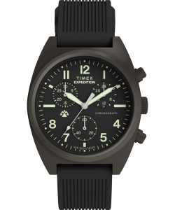 Expedition  Capstone Chronograph 41mm Silicone Strap Watch