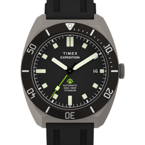Expedition Pioneer Titanium Automatic 41mm HNBR Synthetic Rubber Strap Watch