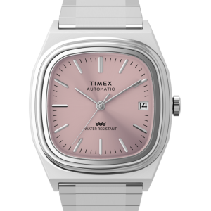 Timex® Automatic 1983 E Line 34mm Stainless Steel Expansion Band Watch