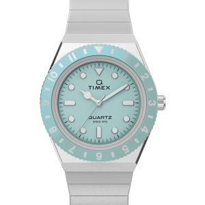 Q Timex Mini 30mm Stainless Steel Expansion Band Watch