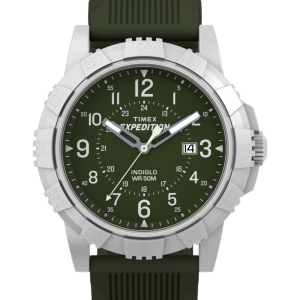 Expedition Ridge 43mm Silicone Strap Watch